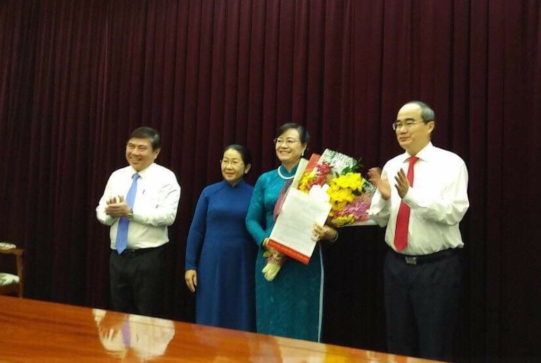 TPHCM: Bà Nguyễn Thị Quyết Tâm nhận quyết định nghỉ hưu