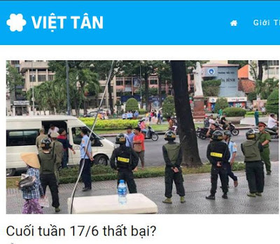 Chiêu bài của Việt Tân kích động biểu tình