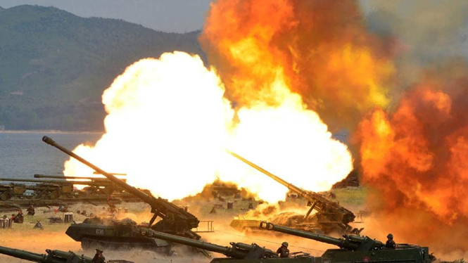 Căng thẳng giảm, Triều Tiên giảm quy mô thi tài tăng-thiết giáp