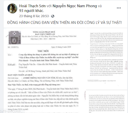 Nhận diện hoạt động chống phá liên quan Đan viện Thiên An (P2) Nhận diện hoạt động chống phá liên quan Đan viện Thiên An (P2)