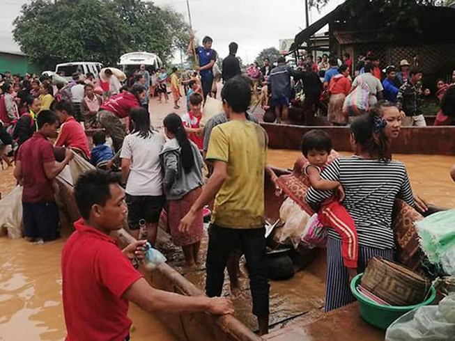 Nhận định ban đầu lý do vỡ đập thủy điện ở Lào