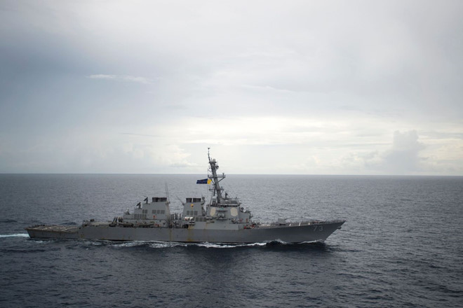 Tàu chiến TQ tiếp cận 'nguy hiểm' với tàu Mỹ trên Biển Đông