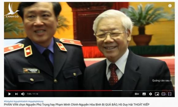 Vạch trần mưu hèn kế bẩn lôi TBT Nguyễn Phú Trọng vào vụ án Hồ Duy Hải