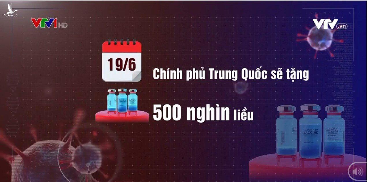 Trung Quốc tặng Việt Nam 500.000 liều vaccine
