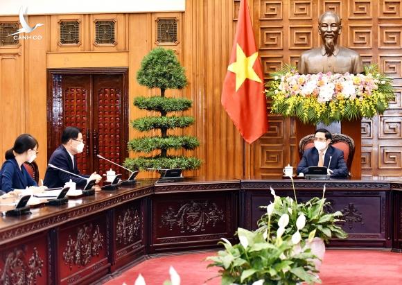 Thủ tướng đề nghị sớm đưa kim ngạch thương mại Việt Nam-Hàn Quốc lên 100 tỷ USD Thủ tướng đề nghị sớm đưa kim ngạch thương mại Việt Nam-Hàn Quốc lên 100 tỷ USD