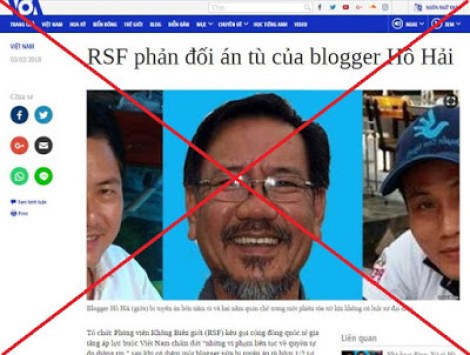 Nhà zân chủ kiêm siêu lừa đảo Hồ Hải được truyền thông phương Tây, Việt tân tẩy trắng, PR vô liêm sỉ