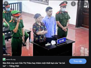Xét xử mẹ con Cấn Thị Thêu là “đơn nhất hóa tội ác Đồng Tâm”?