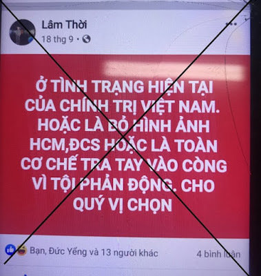 Tuyên phạt Nguyễn Văn Lâm 9 năm tù về tội tuyên truyền chống Nhà nước