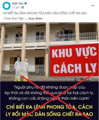 Những luận điệu xảo trá của Việt tân về tình hình phòng, chống dịch tại thành phố Hồ Chí Minh