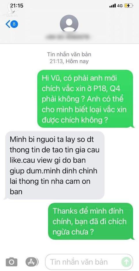 Thực hư thông tin TP.HCM tập trung tiêm vaccine Trung Quốc cho người dân Thực hư thông tin TP.HCM tập trung tiêm vaccine Trung Quốc cho người dân