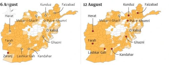 7 ngày Taliban tấn công chớp nhoáng làm rung chuyển Afghanistan