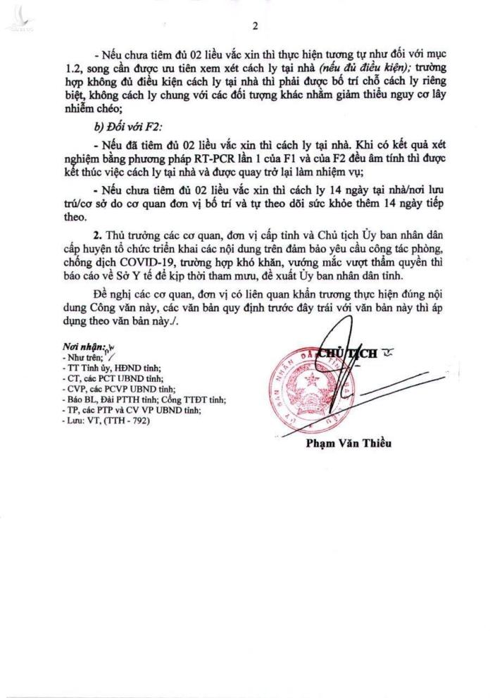 Về một chỉ đạo chống dịch “ngược dòng” của UBND tỉnh Về một chỉ đạo chống dịch “ngược dòng” của UBND tỉnh