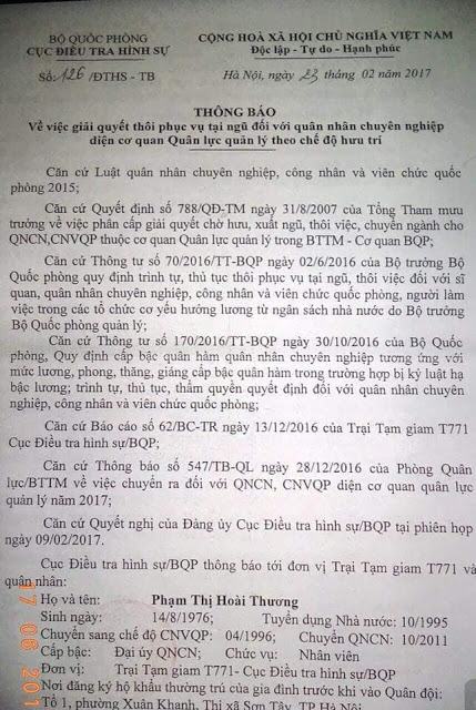 Câu trả lời về bức ảnh của đại úy Phạm Thị Hoài Thương Câu trả lời về bức ảnh của đại úy Phạm Thị Hoài Thương