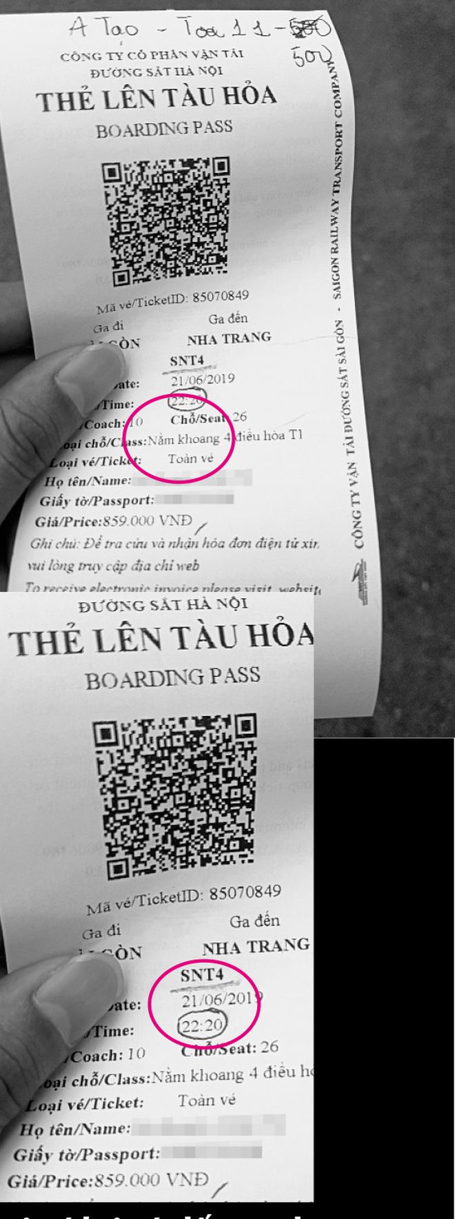 Lật tẩy đường dây người 'nhà tàu' bán vé lụi: Chung chi trên tàu Lật tẩy đường dây người 'nhà tàu' bán vé lụi: Chung chi trên tàu