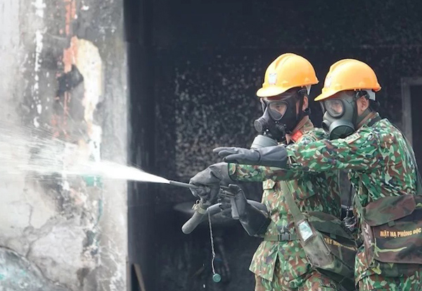 Kết thúc tẩy độc nhà kho Rạng Đông