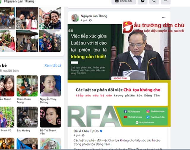 Lộ bộ mặt 'vu cáo' có hệ thống của làng đấu tranh dân chủ