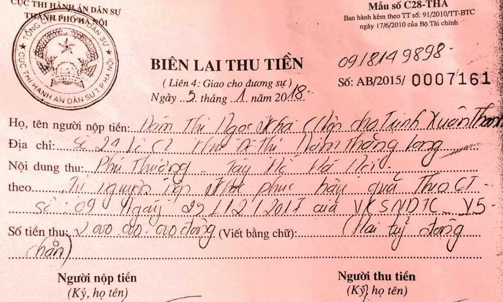 Gia đình Trịnh Xuân Thanh nộp 2 tỷ đồng khắc phục hậu quả Gia đình Trịnh Xuân Thanh nộp 2 tỷ đồng khắc phục hậu quả