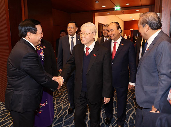 Những hình ảnh đầu tiên về phiên họp trù bị Đại hội XIII của Đảng