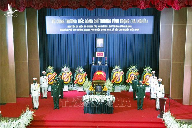 Lễ truy điệu và an táng nguyên Phó Thủ tướng Trương Vĩnh Trọng Lễ truy điệu và an táng nguyên Phó Thủ tướng Trương Vĩnh Trọng