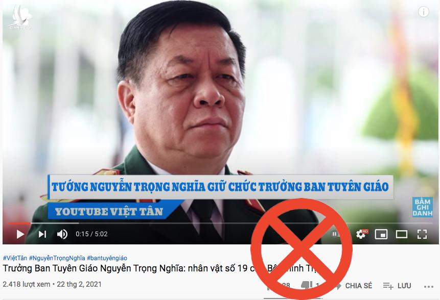 ‘Có tật giật mình’ mới sợ Thượng tướng làm Trưởng ban