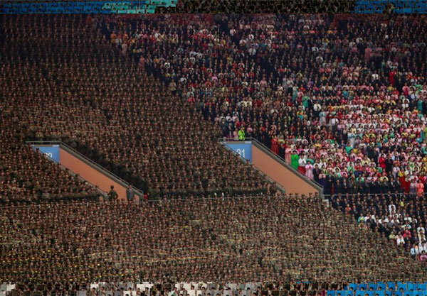 Màn đồng diễn hoành tráng nhất thế giới ở Triều Tiên