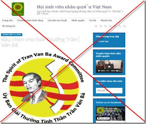 Hội sinh viên nhân quyền Việt Nam học theo “trò hề” của các tổ chức phản động Hội sinh viên nhân quyền Việt Nam học theo “trò hề” của các tổ chức phản động