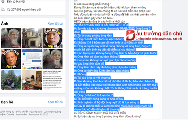 Vì sao luật sư Hà Huy Sơn bị làng dân chủ ngấm ngầm mắng 'đặt câu hỏi ngu'? Vì sao luật sư Hà Huy Sơn bị làng dân chủ ngấm ngầm mắng 'đặt câu hỏi ngu'?