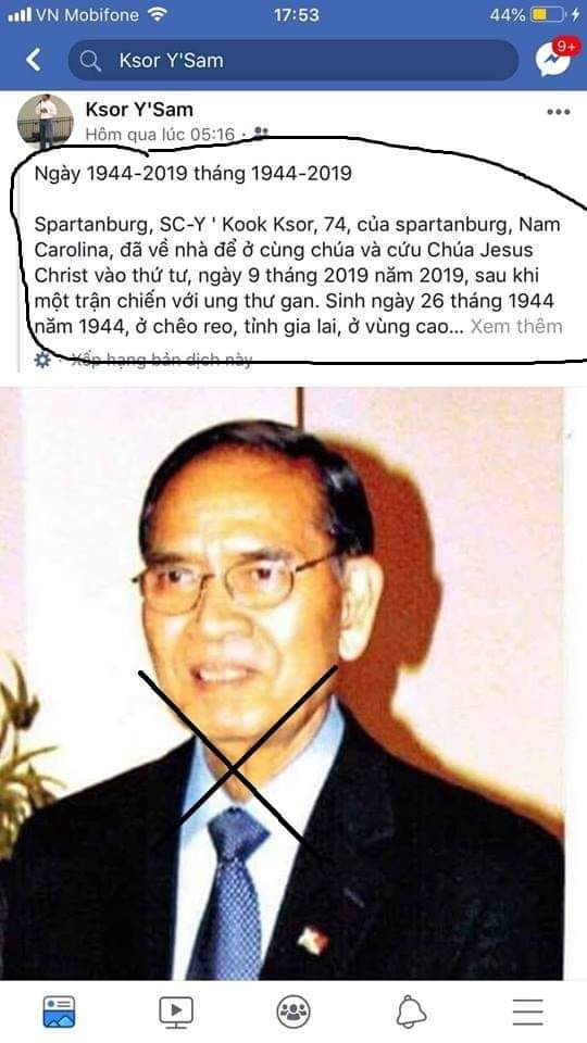 Cái chết của “Tổng thống” tự xưng Ksor Kok Cái chết của “Tổng thống” tự xưng Ksor Kok