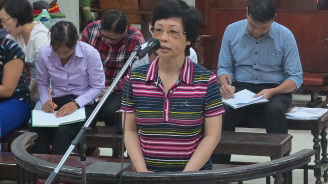 Cựu đại biểu Quốc hội Châu Thị Thu Nga hầu toà