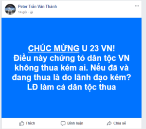 TÁCH MÌNH RA KHỎI NIỀM VUI DÂN TỘC SẼ BỊ LẠC LÕNG VÂY BỦA
