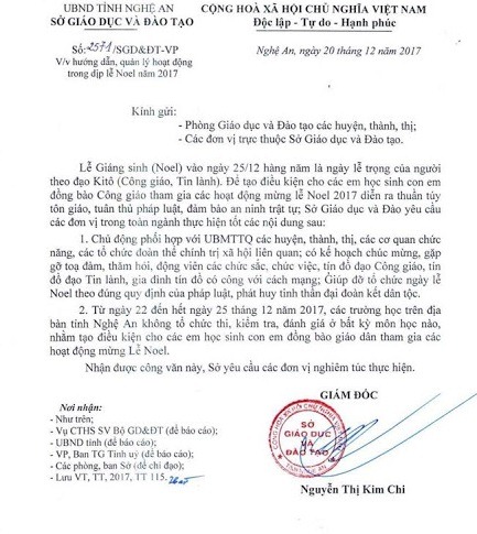 Linh mục cực đoan lại xuyên tạc, bịa đặt liên quan việc nghỉ Lễ Noel Linh mục cực đoan lại xuyên tạc, bịa đặt liên quan việc nghỉ Lễ Noel