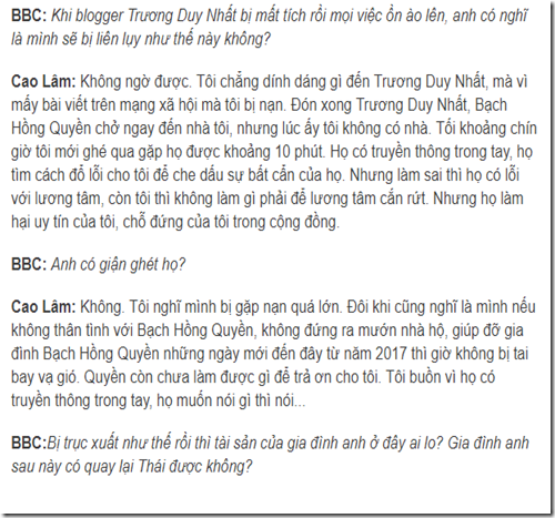 Cao Lâm - Kẻ làm ơn mắc oán