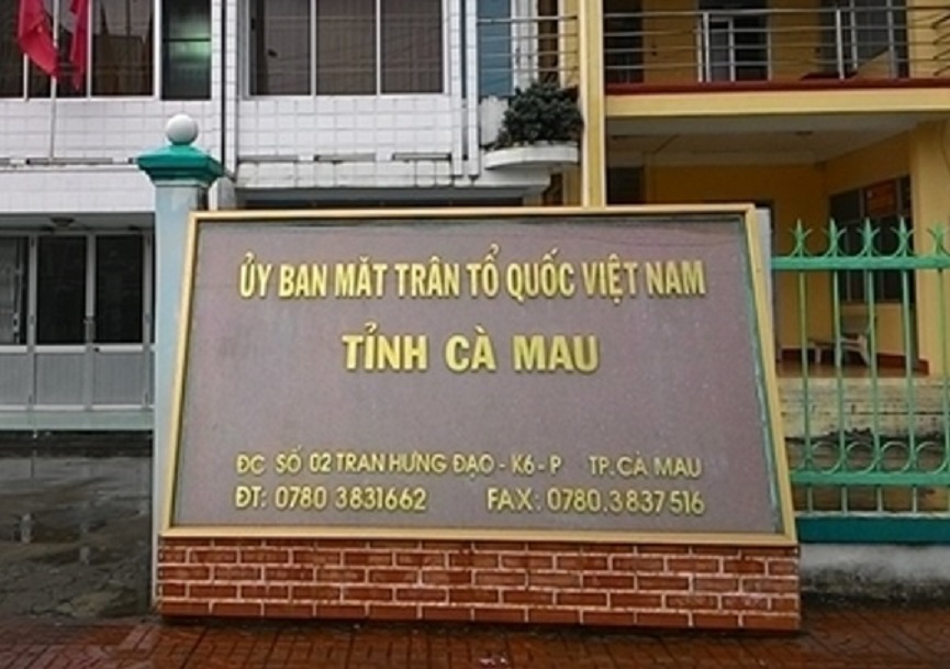 Phó Chủ tịch Mặt trận tổ quốc Cà Mau bị kỷ luật Phó Chủ tịch Mặt trận tổ quốc Cà Mau bị kỷ luật