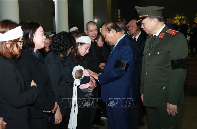 Đảng ủy Công an Trung ương, Bộ Công an tổ chức trọng thể Lễ tang ba liệt sỹ hy sinh tại Đồng Tâm