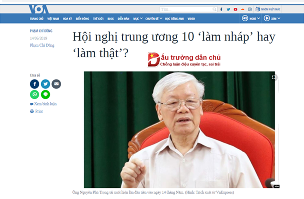 Phạm Chí Dũng lại ‘trổ tài’ phán bừa về Hội nghị Trung ương 10 Phạm Chí Dũng lại ‘trổ tài’ phán bừa về Hội nghị Trung ương 10