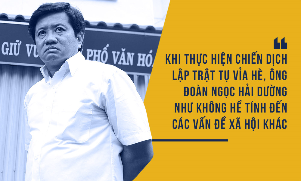 Vì sao ông Đoàn Ngọc Hải thất bại trong “cuộc chiến” dẹp vỉa hè?
