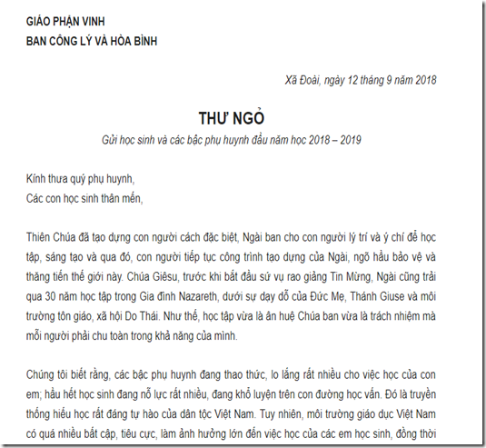 Linh mục Mai Xuân Ái đang biến trẻ em thành công cụ chống phá chính quyền