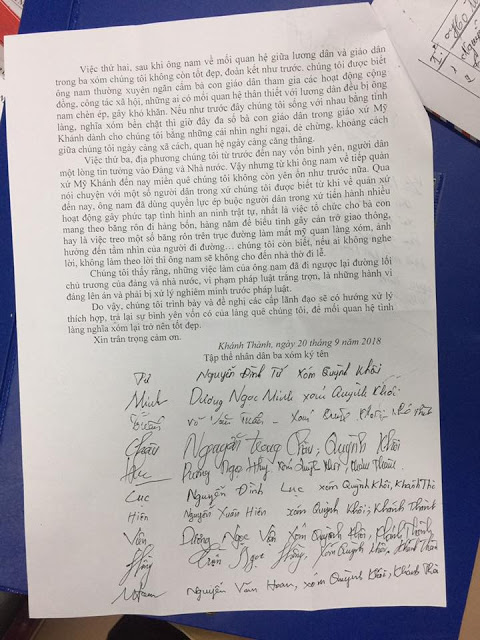 Sự tráo trở của Linh mục Đặng Hữu Nam