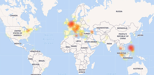 Facebook, Instagram, Whatsapp 'sập' ở nhiều nơi trên thế giới Facebook, Instagram, Whatsapp 'sập' ở nhiều nơi trên thế giới