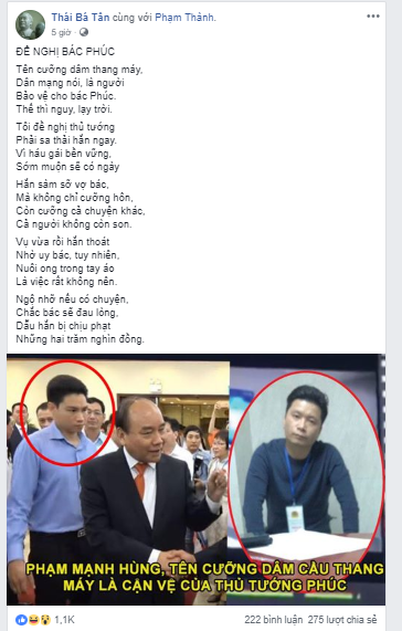 Sự thật cận vệ Thủ tướng có phải là kẻ Sự thật cận vệ Thủ tướng có phải là kẻ