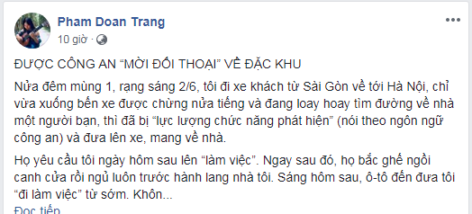 Xuyên tạc Luật Đặc khu: Trò hề của Phạm Đoan Trang Xuyên tạc Luật Đặc khu: Trò hề của Phạm Đoan Trang