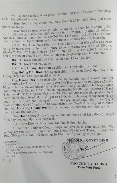 Tóm tắt hoạt động của HOÀNG ĐỨC BÌNH trước ngày xét xử