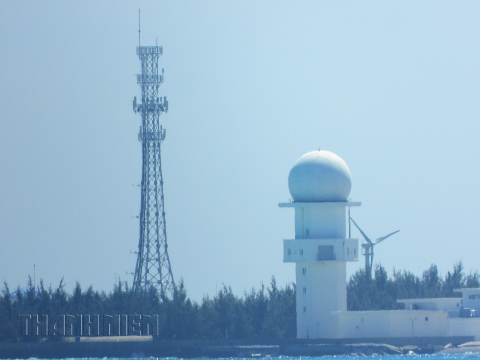 Hình ảnh mới nhất Trung Quốc xây dựng trái phép trên đá Gạc Ma