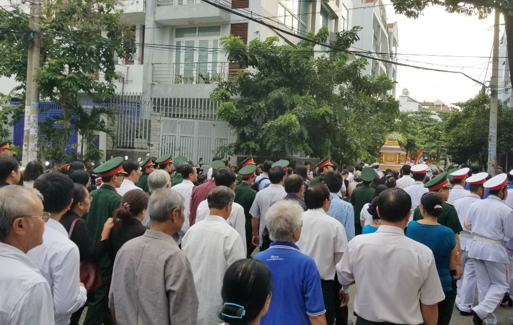 Tiễn đưa Thiếu tá tình báo Nguyễn Văn Thương về đất mẹ