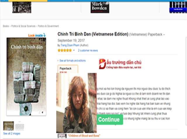 Phạm Đoan Trang 'khóc thương' Trịnh Bá Tư hay 'khóc' cho những cuốn sách của mình? Phạm Đoan Trang 'khóc thương' Trịnh Bá Tư hay 'khóc' cho những cuốn sách của mình?