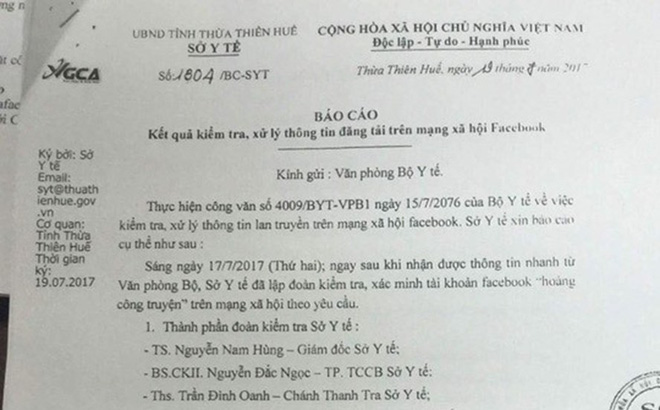 Thu hồi quyết định phạt bác sĩ 'nói xấu' Bộ trưởng Y tế