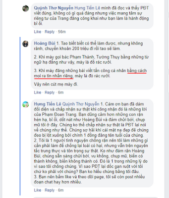 Đoạn chat rò rỉ của Đoan Trang