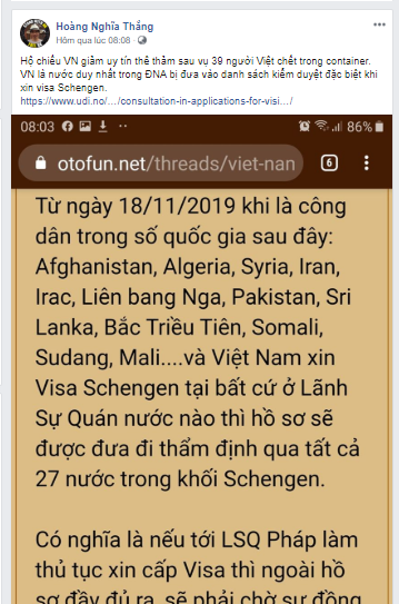 Uy tín của tấm hộ chiếu VN suy giảm sau vụ 39 người tử nạn tại Anh: Câu chuyện tất yếu