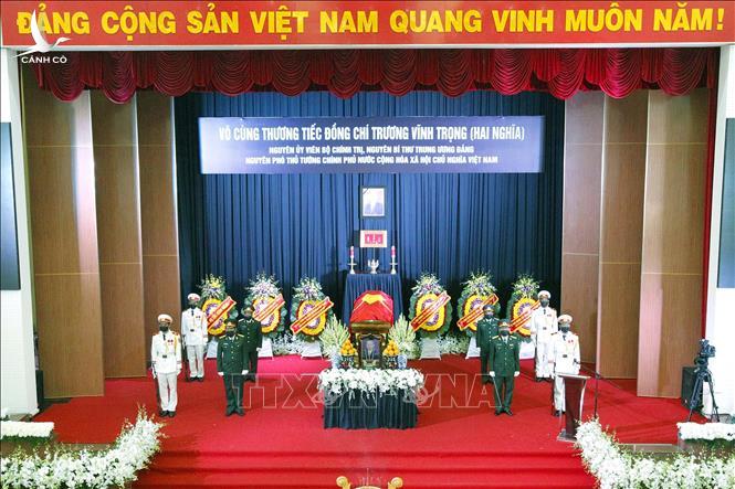 Lễ truy điệu và an táng nguyên Phó Thủ tướng Trương Vĩnh Trọng Lễ truy điệu và an táng nguyên Phó Thủ tướng Trương Vĩnh Trọng
