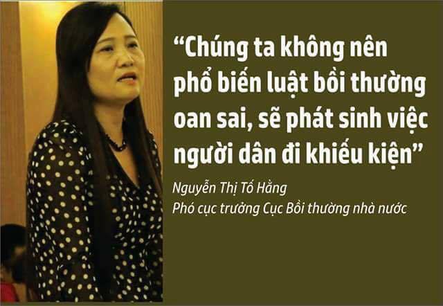 Cục phó nói 'không nên phổ biến luật bồi thường oan sai’ là tin giả!!! Cục phó nói 'không nên phổ biến luật bồi thường oan sai’ là tin giả!!!